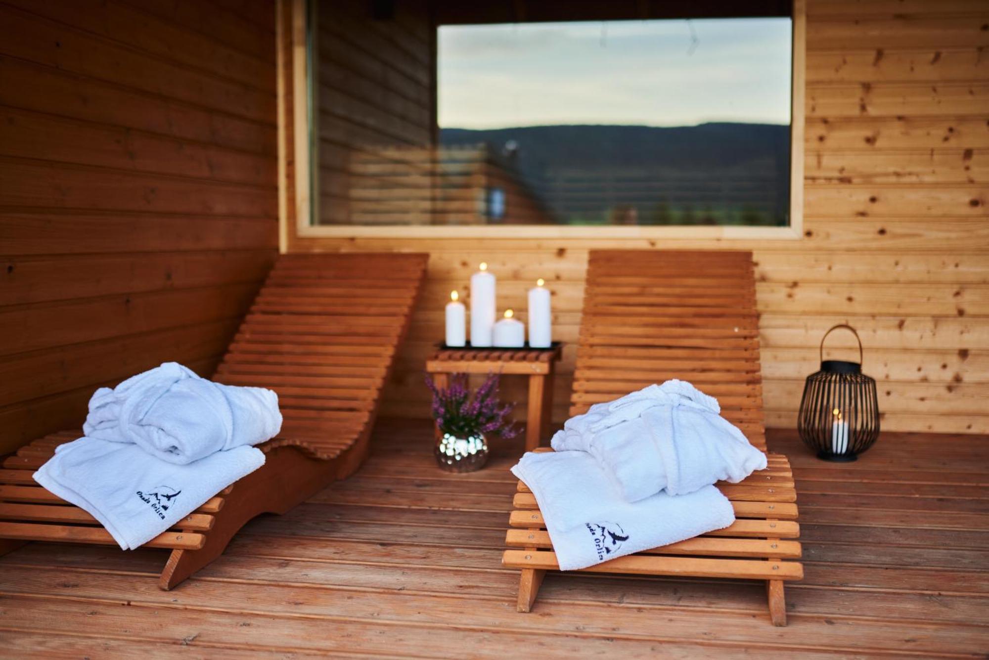 Osada Orlica Klimatyczne Domki Z Widokiem Na Gory I Termalnym Spa Sauna Jacuzzi 4 Km Od Zieleniec Ski Arena Lasowka المظهر الخارجي الصورة
