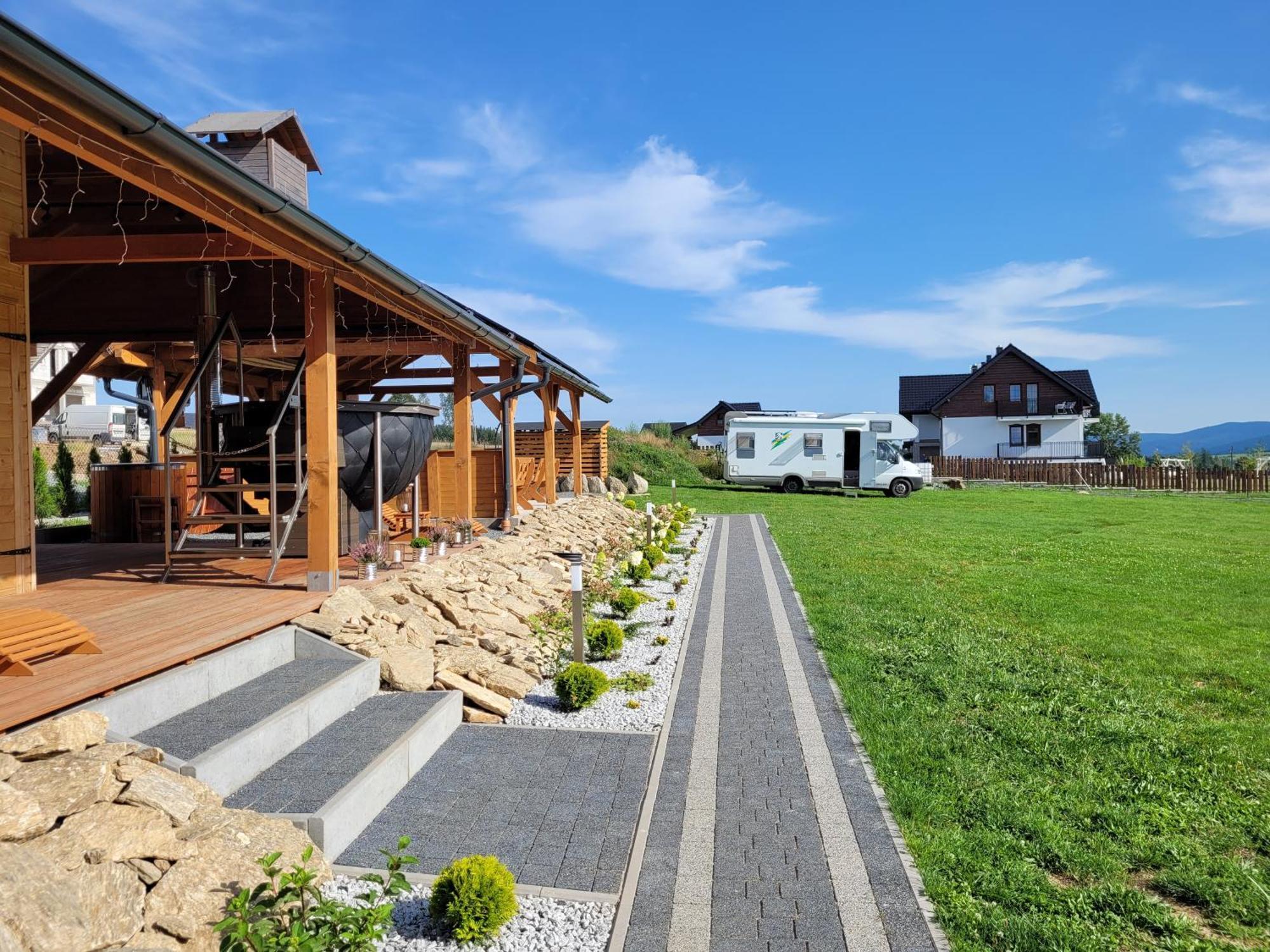 Osada Orlica Klimatyczne Domki Z Widokiem Na Gory I Termalnym Spa Sauna Jacuzzi 4 Km Od Zieleniec Ski Arena Lasowka المظهر الخارجي الصورة