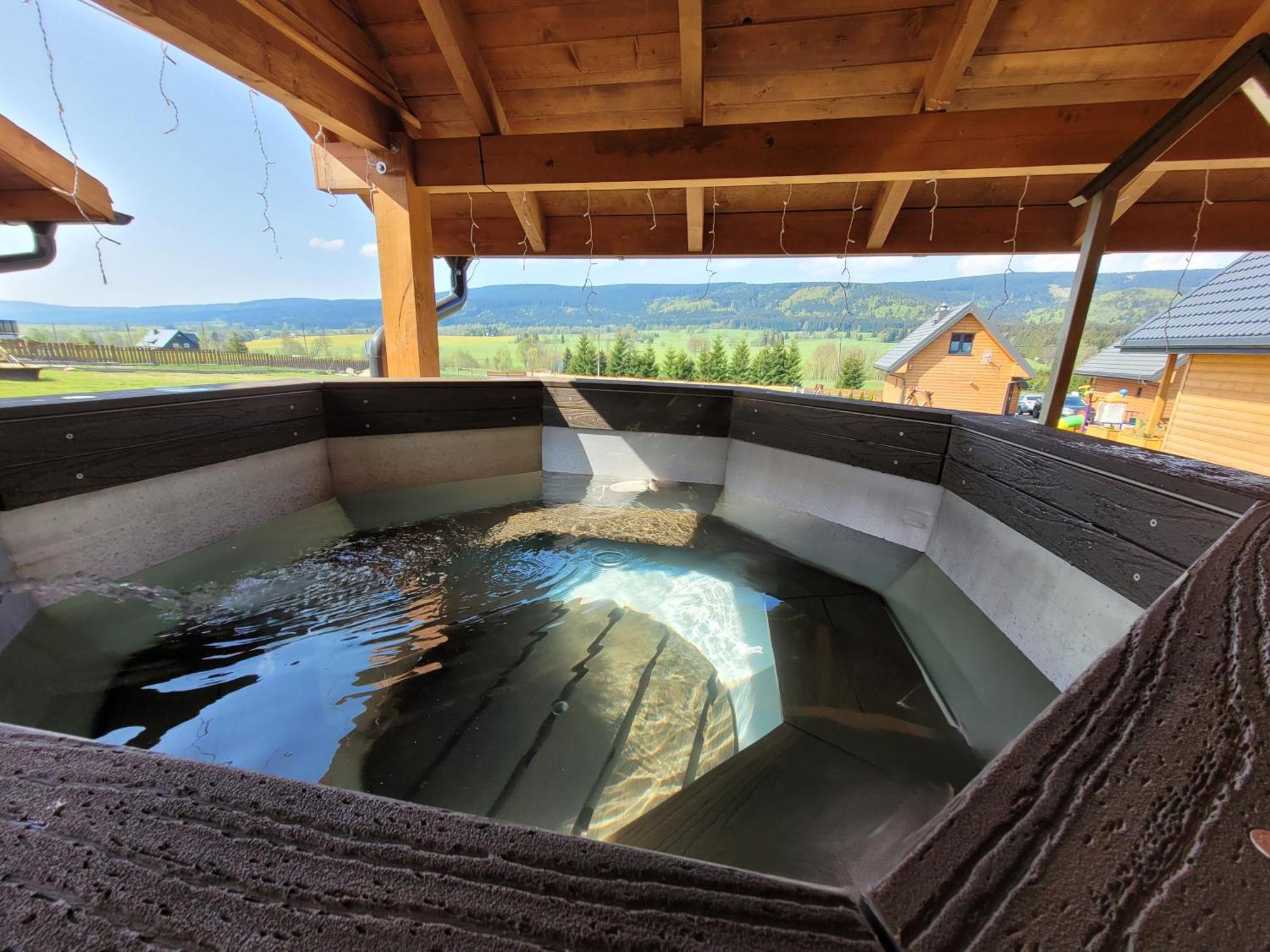 Osada Orlica Klimatyczne Domki Z Widokiem Na Gory I Termalnym Spa Sauna Jacuzzi 4 Km Od Zieleniec Ski Arena Lasowka المظهر الخارجي الصورة