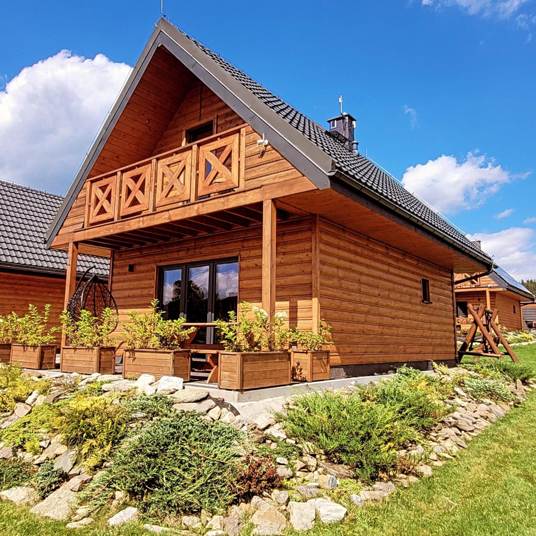 Osada Orlica Klimatyczne Domki Z Widokiem Na Gory I Termalnym Spa Sauna Jacuzzi 4 Km Od Zieleniec Ski Arena Lasowka المظهر الخارجي الصورة